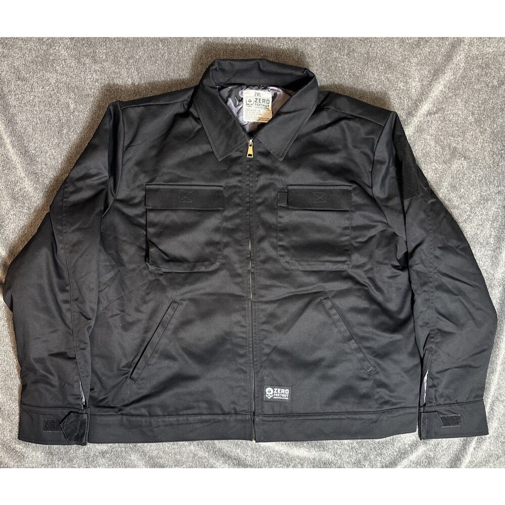 Zero Foxtrot Mechanics Jacket 2.0 Men’s 2XL Black Quilted Woobie Lining